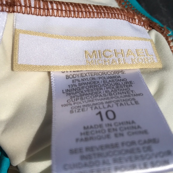 NWOT Michael Kors One Piece Swimsuit - Picture 8 of 8